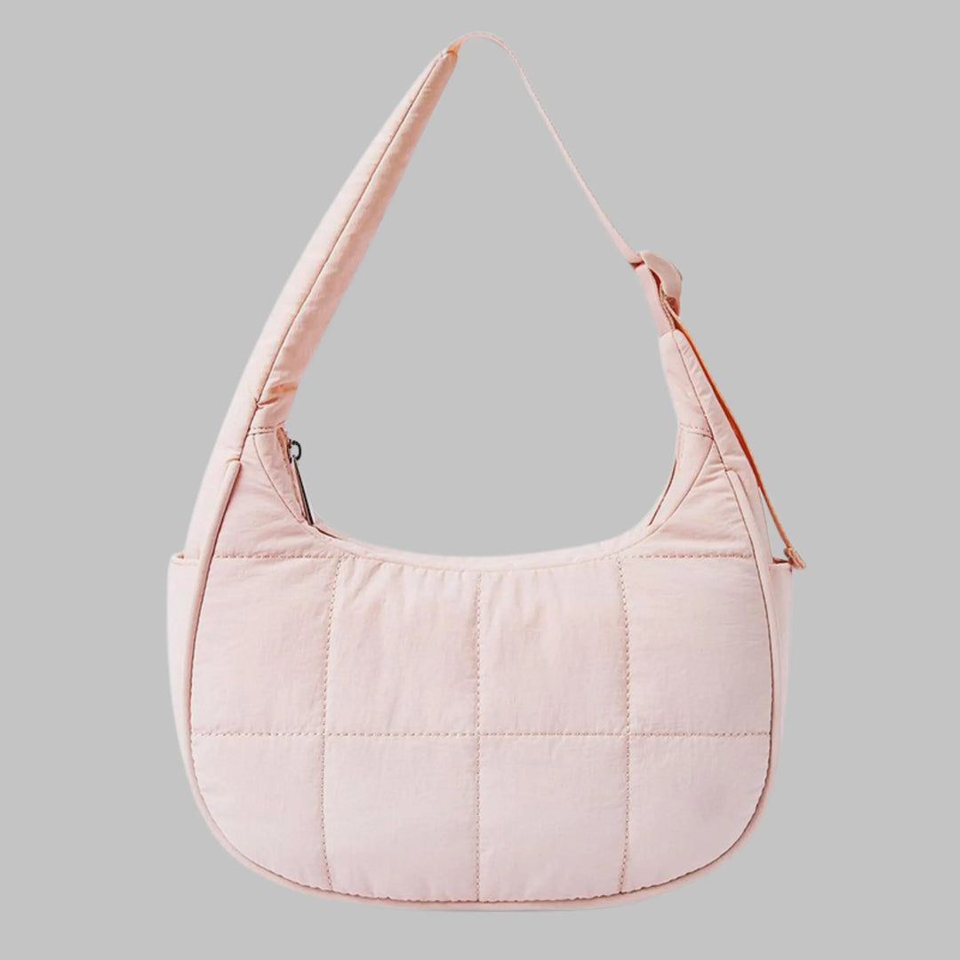 ZARIAH™ - Chic Mini Puffer Crescent Shoulder Bag - MABEL LONDON