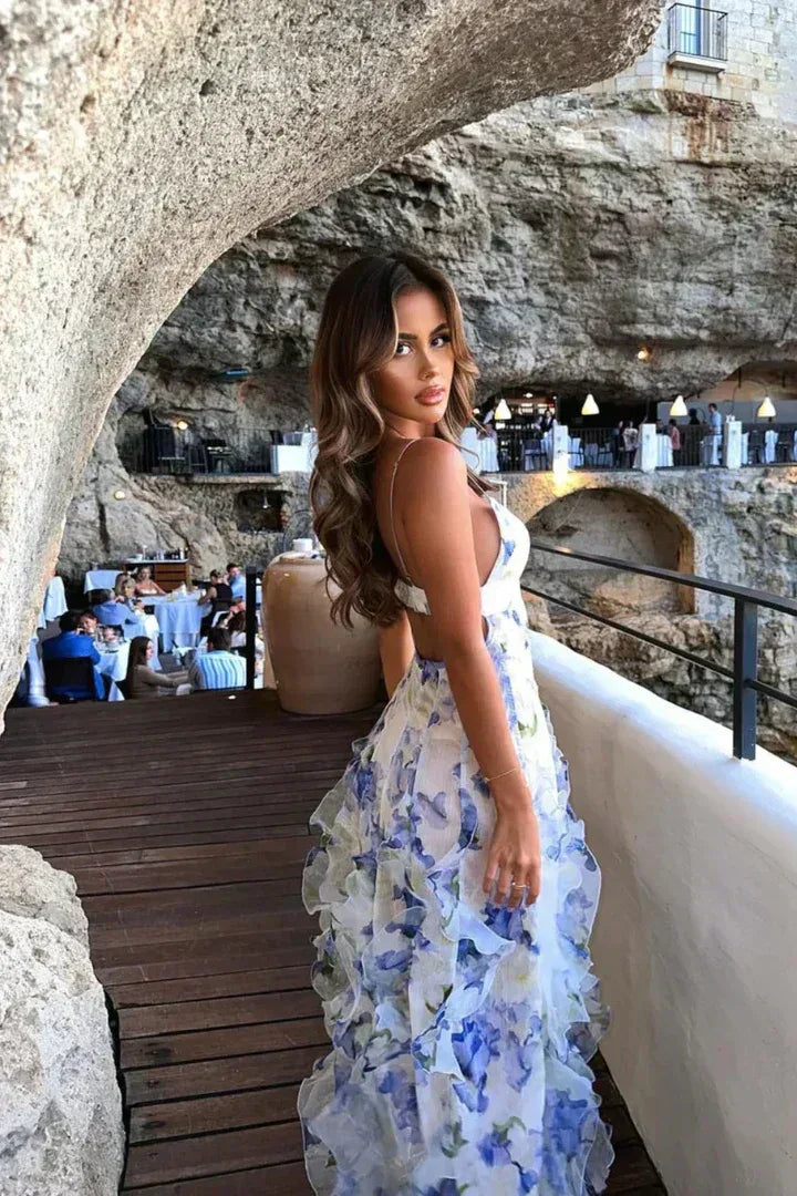 Shanna | Elegant Ruffle Dress - MABEL LONDON