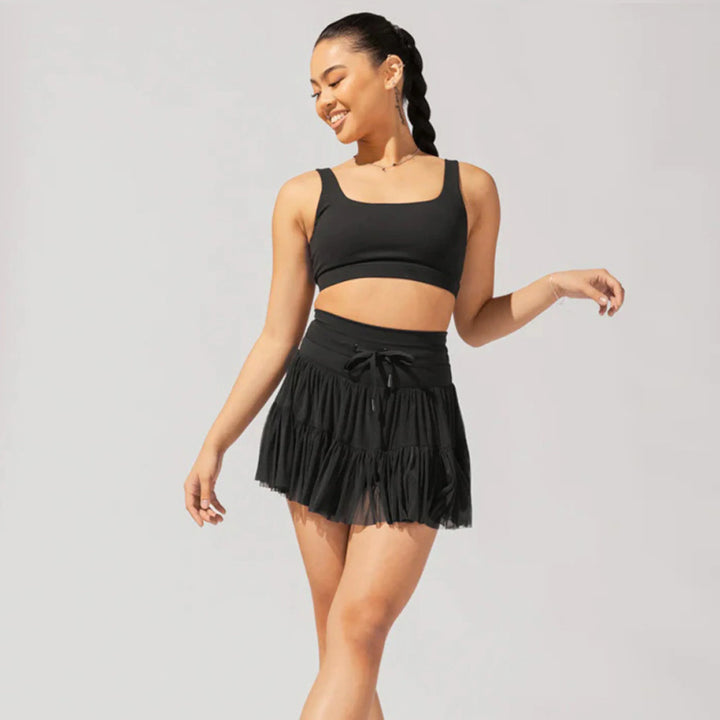 KALINDA™ - Chic High Waist Pleated Skort - MABEL LONDON