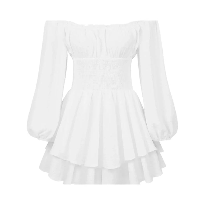 CYNRHIA™ – Elegant Long Sleeve Off-Shoulder Romper - MABEL LONDON