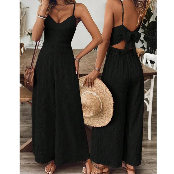 MADELINE™ - Casual Everyday Chic Fitted Jumpsuit - MABEL LONDON