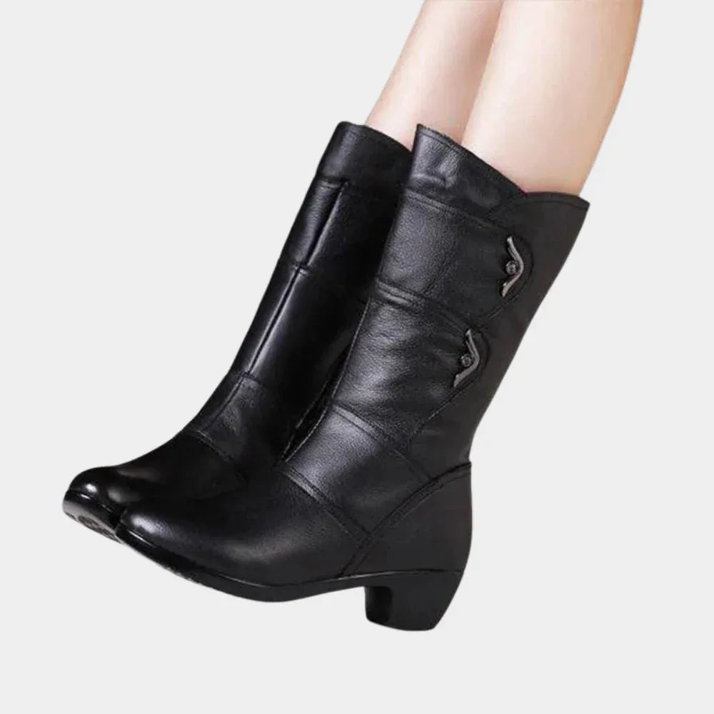 Rylee | Zip-Up Ankle Boots - MABEL LONDON