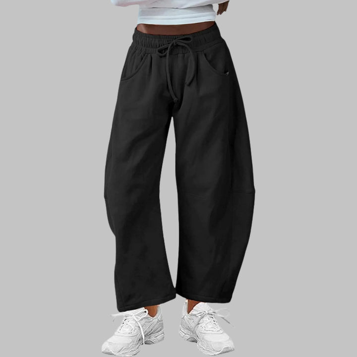 DIGMA™ - Casual Drawstring Barrel Leg Sweat Pants - MABEL LONDON