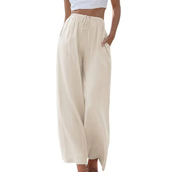 MARIANNE™ – Casual Summer Wide Leg Trousers - MABEL LONDON