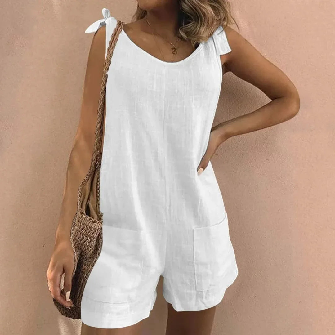 LILA™ – Casual One Piece Sleeveless Playsuit - MABEL LONDON