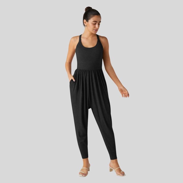DAYEA™ – Comfy Backless U-Neck Lounge Jumpsuit - MABEL LONDON