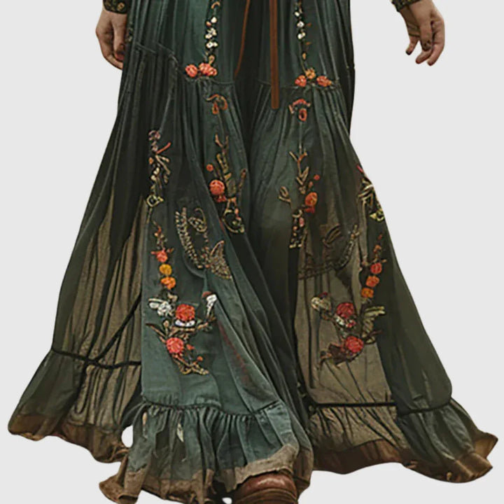 Alina Soleil | Romantic Boho Maxi Dress - MABEL LONDON