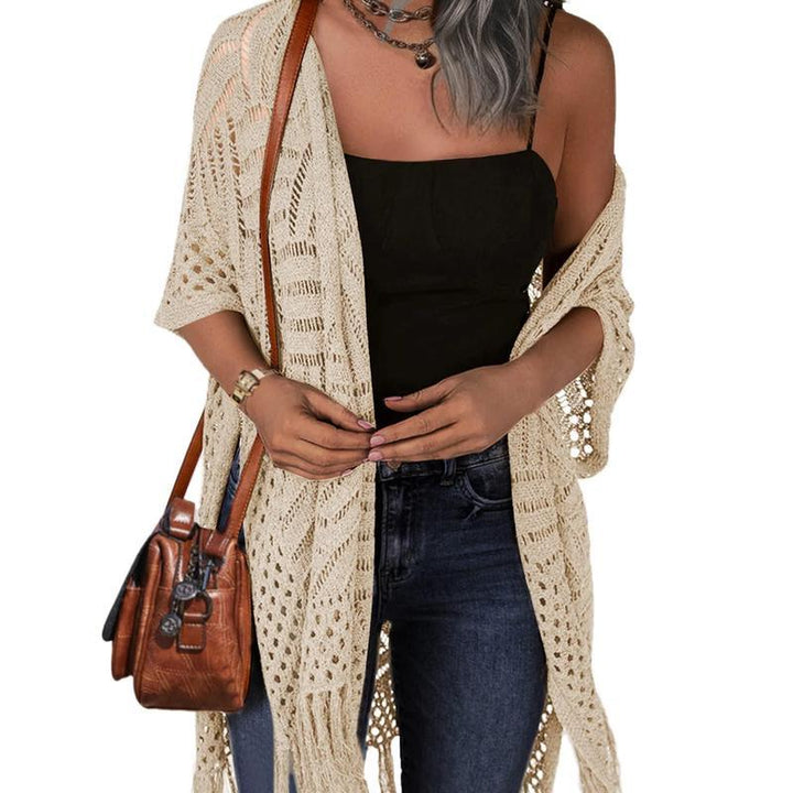 ZARELLA™ – Comfy Summer Hollow Tassel Outwear - MABEL LONDON