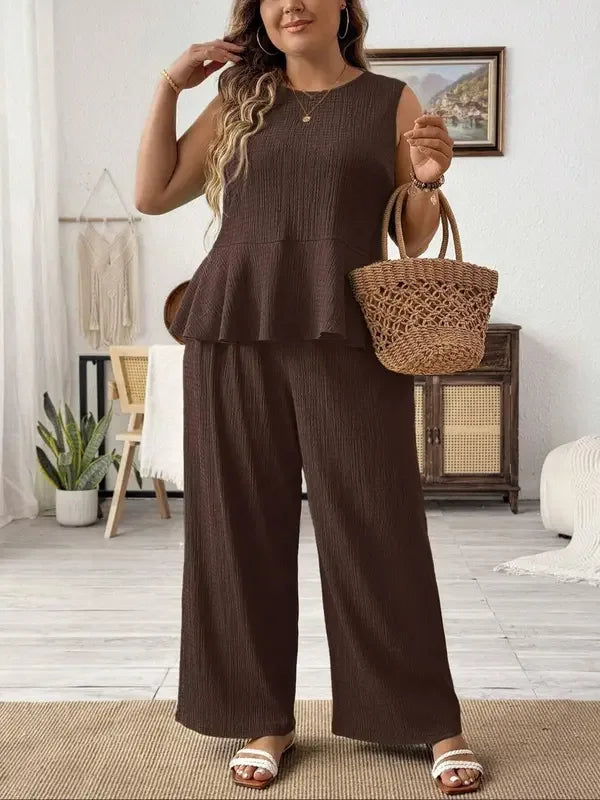 SITTI™ – Lightweight Summer Casual Two-Piece Outfit - MABEL LONDON