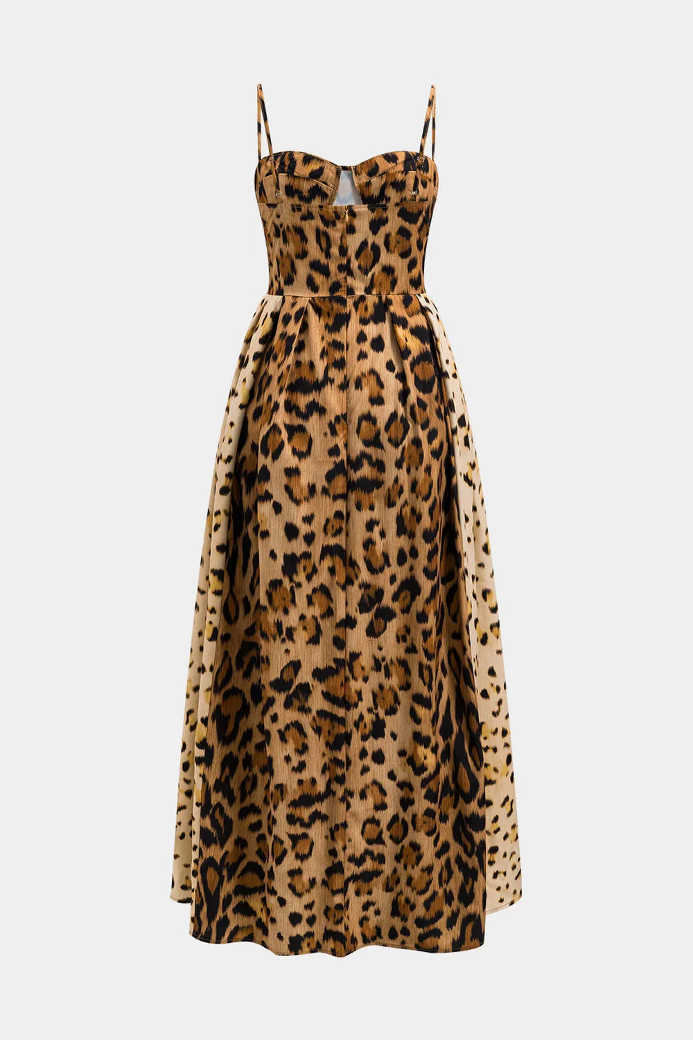 BIANCA™ - Bold Leopard Print Midi Dress - MABEL LONDON