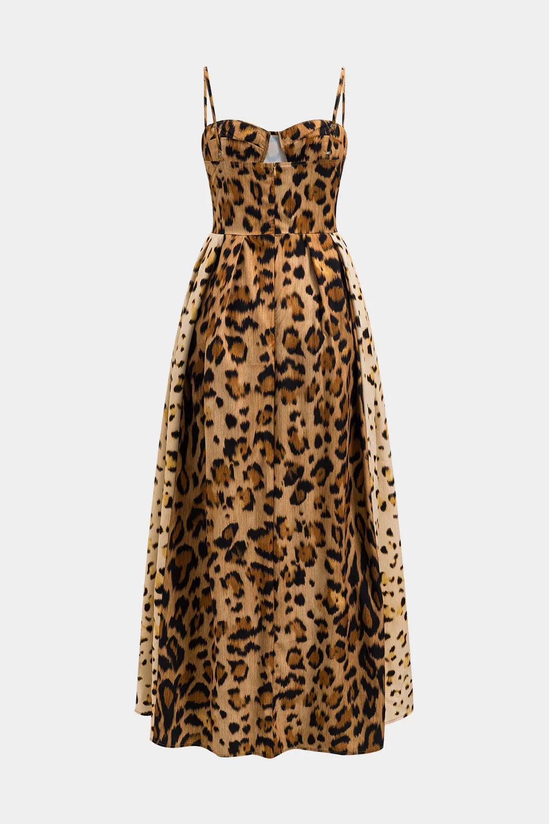 BIANCA™ - Bold Leopard Print Midi Dress - MABEL LONDON