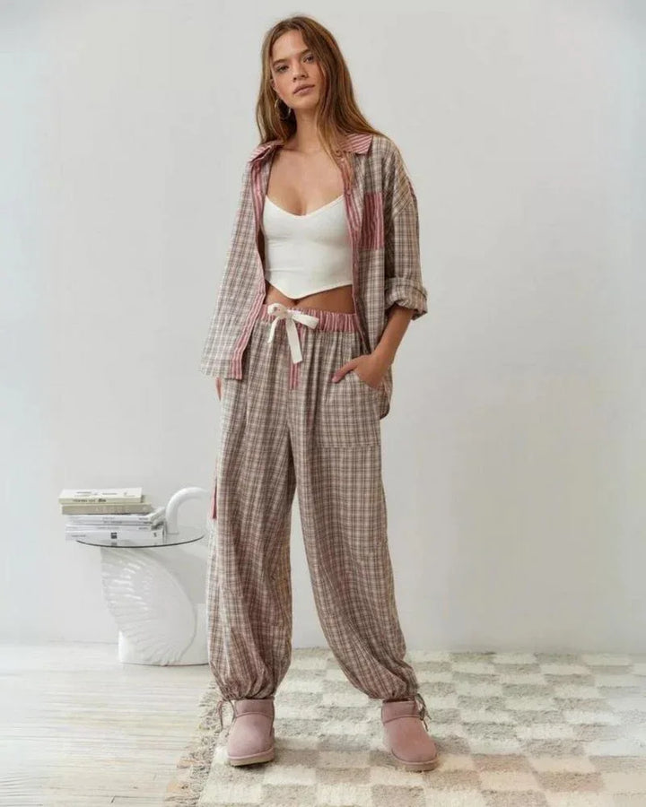 LENYA™ - Relaxed Nightwear Set - MABEL LONDON