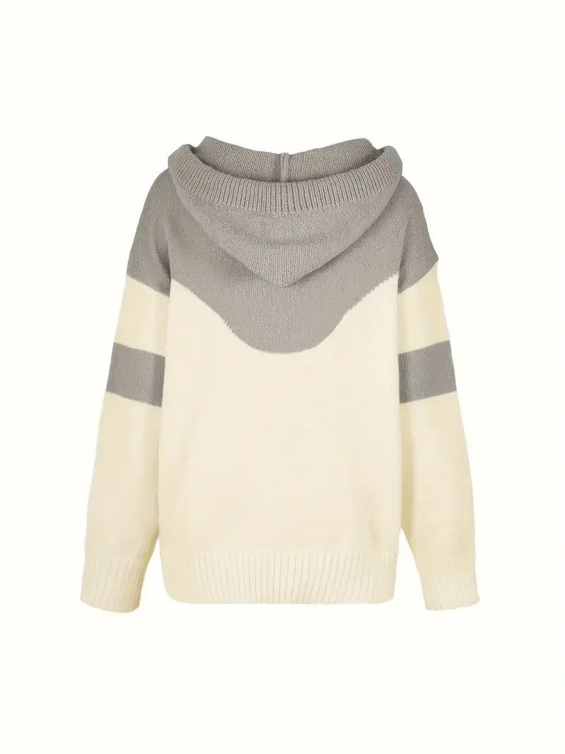 RÍONA™ - Dual-Tone Cosy Hoodie - MABEL LONDON