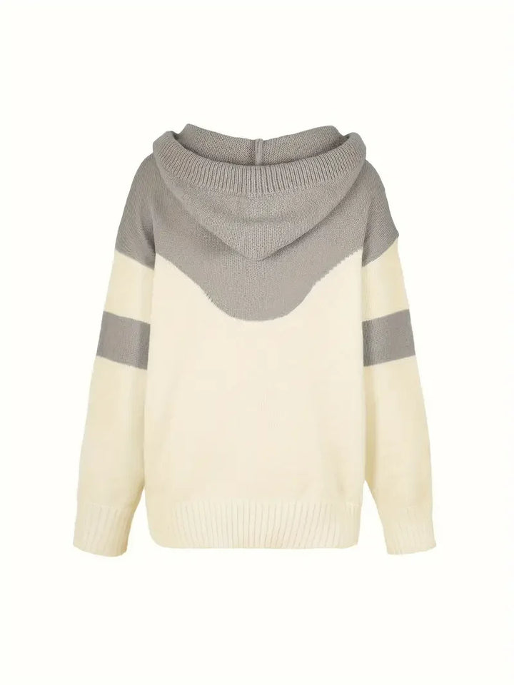 RÍONA™ - Dual-Tone Cosy Hoodie - MABEL LONDON