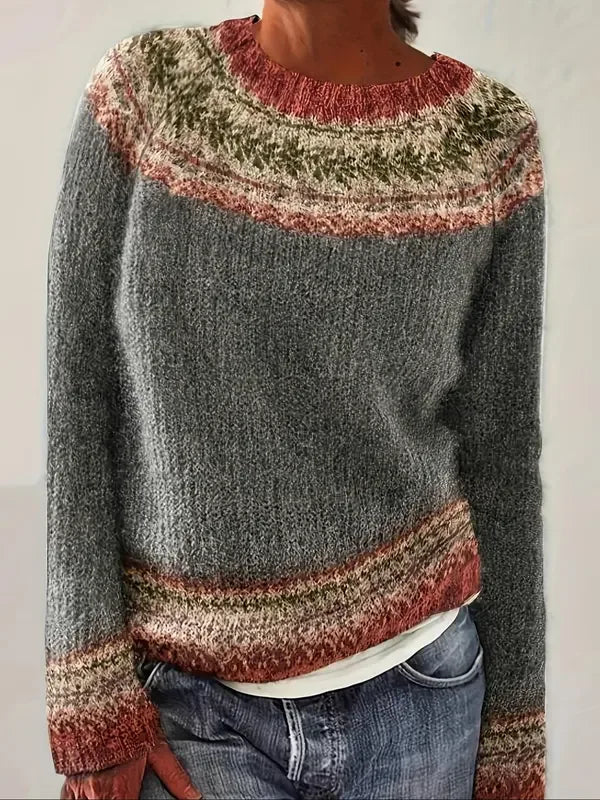 SKYLAR™ - Chic Ethnic Sweater Knitwear - MABEL LONDON