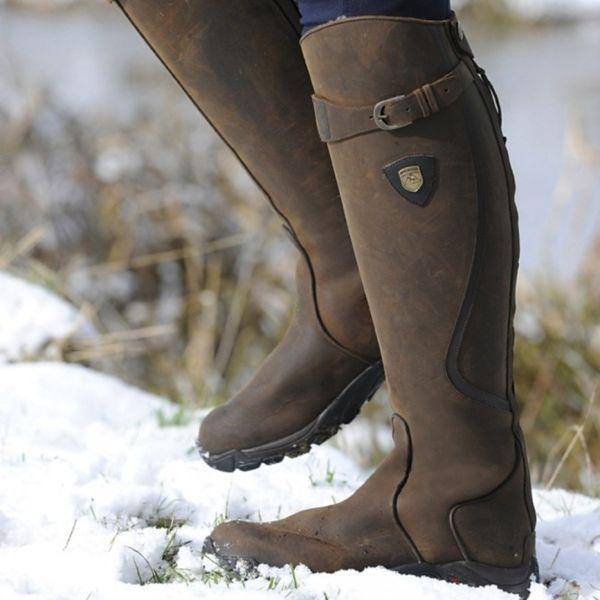 Maeve | Waterproof Leather Riding Boots - MABEL LONDON