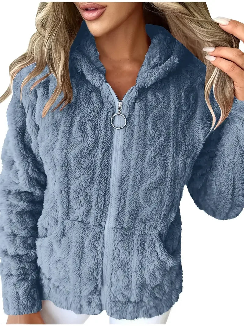 Ruth | Classic Zip-Up Hoodie - MABEL LONDON