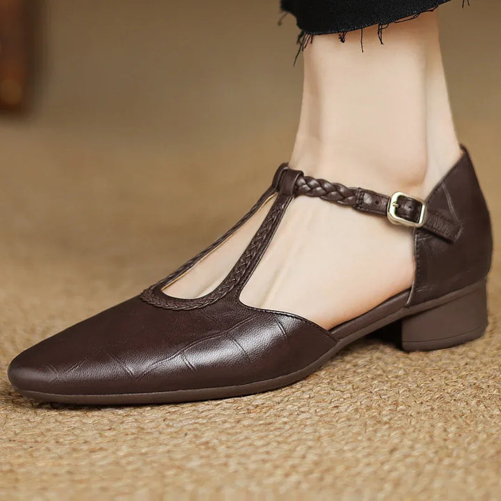 Risla | Soft Leather Mary Janes - MABEL LONDON