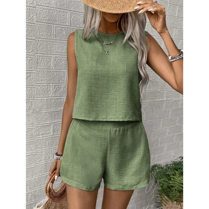 AVAMARI™ – Comfy Crew Neck Outdoor Outfit - MABEL LONDON