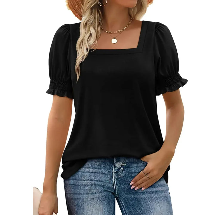 JOSEPHINE™ - Lightweight Ruffle Sleeve Summer Essential - MABEL LONDON