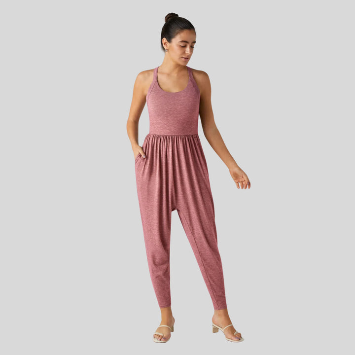 DAYEA™ – Comfy Backless U-Neck Lounge Jumpsuit - MABEL LONDON