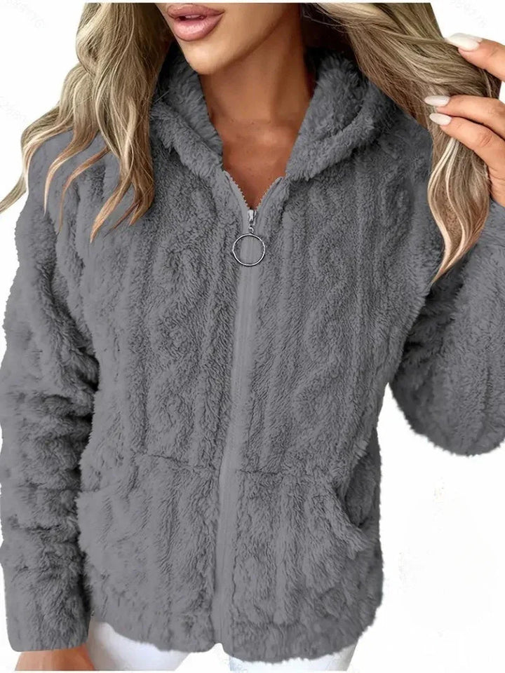 Ruth | Classic Zip-Up Hoodie - MABEL LONDON