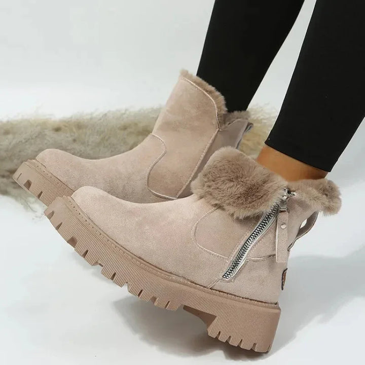 Amber | Khaki Ankle Boots - MABEL LONDON