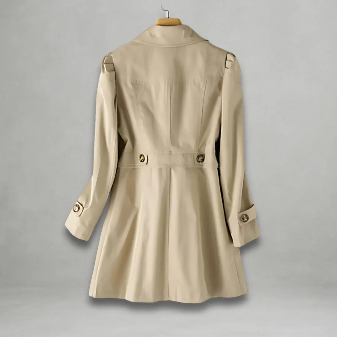 Jamie - Elegant Autumn Trench Coat - MABEL LONDON