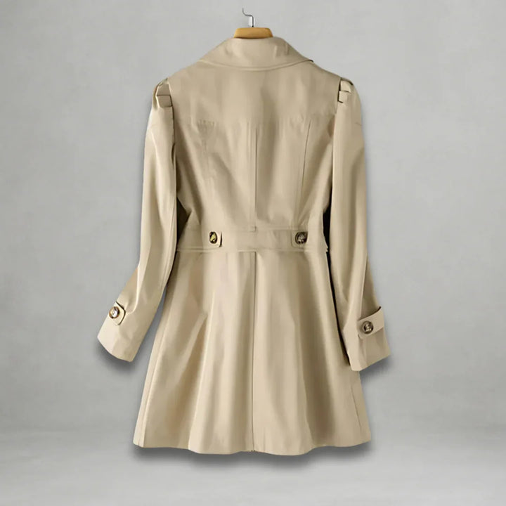 Jamie - Elegant Autumn Trench Coat - MABEL LONDON