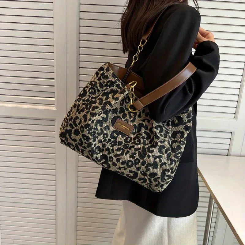 Tavira | Leopard Charm Tote - MABEL LONDON