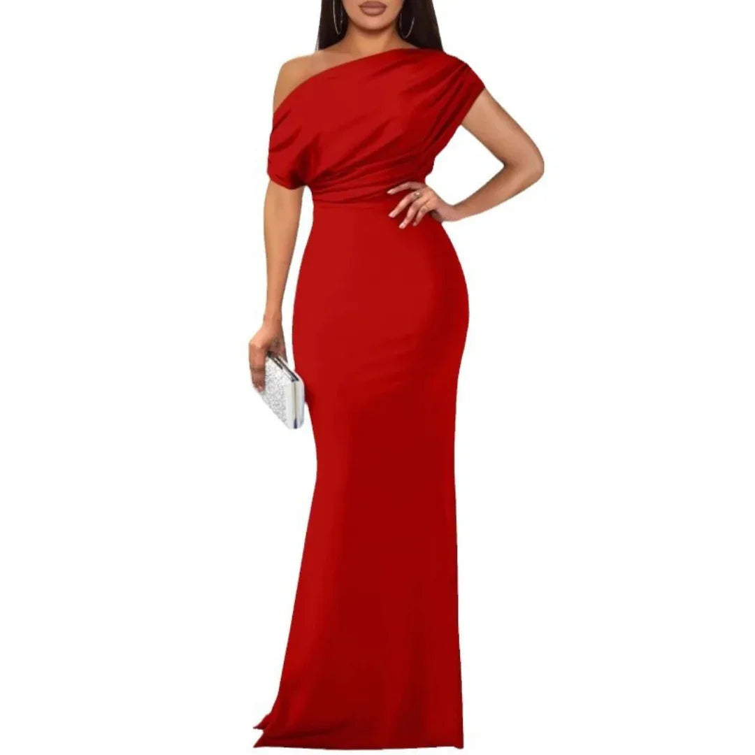 NOEMIA™ – Elegant Bodycon Maxi Party Dress - MABEL LONDON