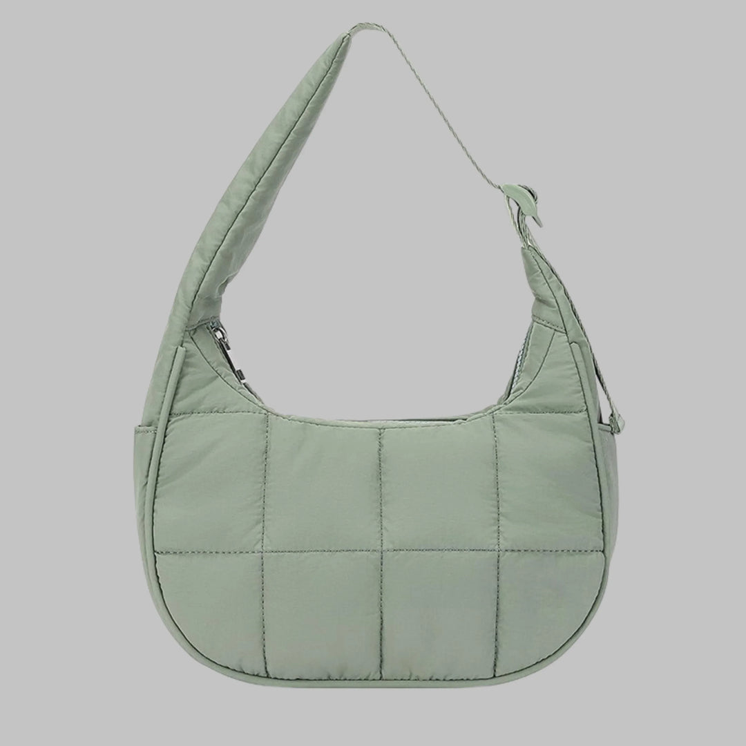 ZARIAH™ - Chic Mini Puffer Crescent Shoulder Bag - MABEL LONDON