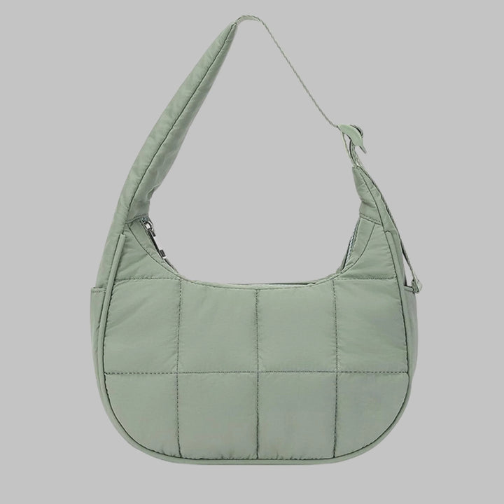 ZARIAH™ - Chic Mini Puffer Crescent Shoulder Bag - MABEL LONDON