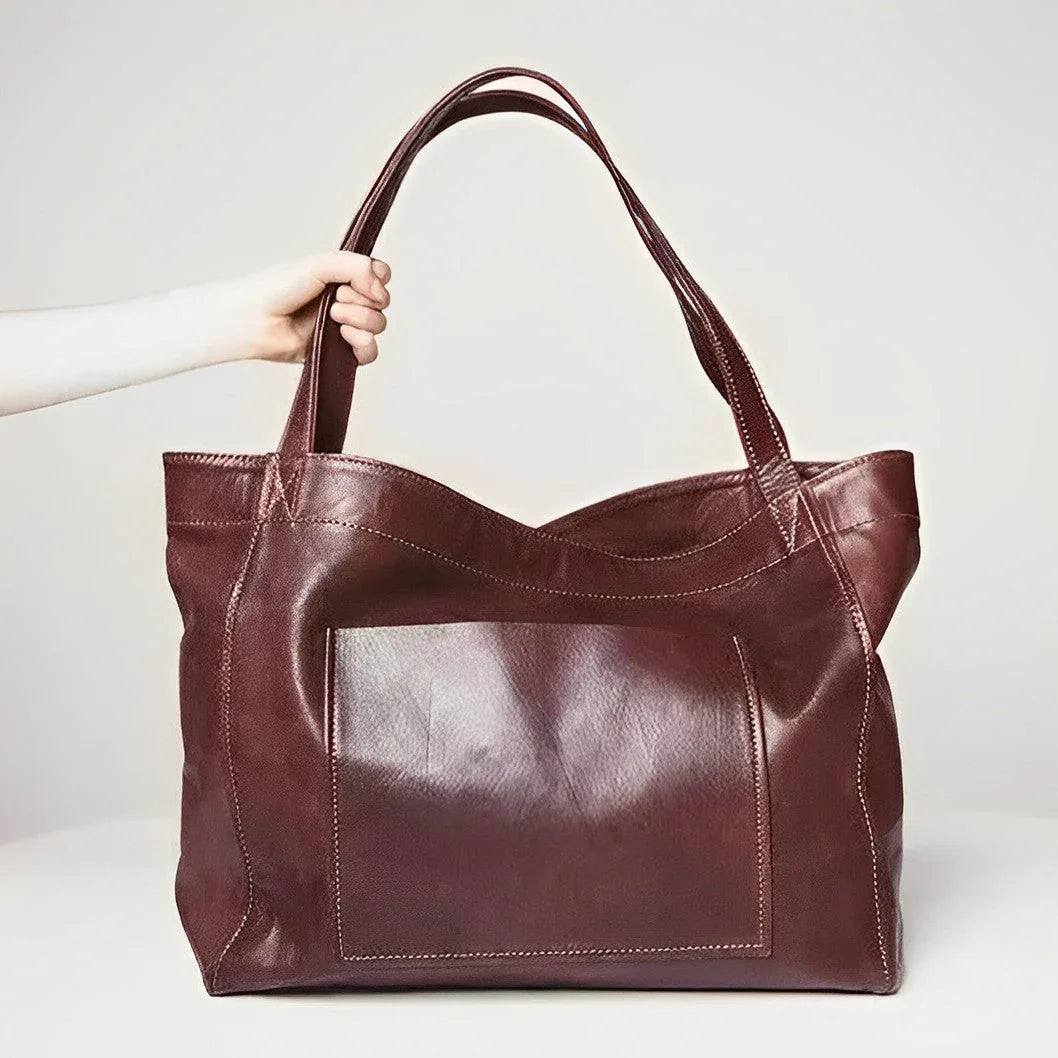 Oriane | Retro Leather Bag - MABEL LONDON