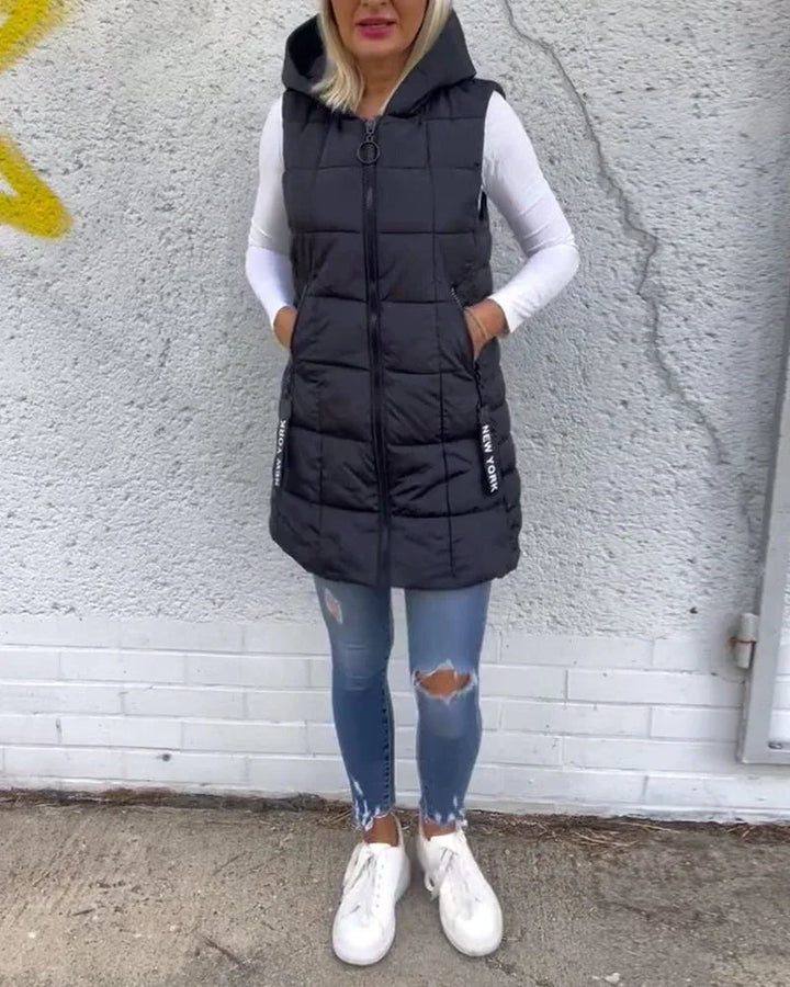 CELESTE™ - Sleeveless Puffer Jacket - MABEL LONDON