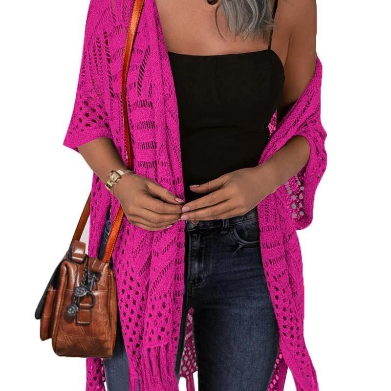 ZARELLA™ – Comfy Summer Hollow Tassel Outwear - MABEL LONDON