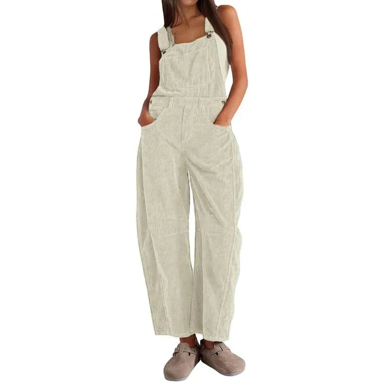 ISABELLE™ - Stylish Overalls with Barrel Leg & Adjustable Fit - MABEL LONDON