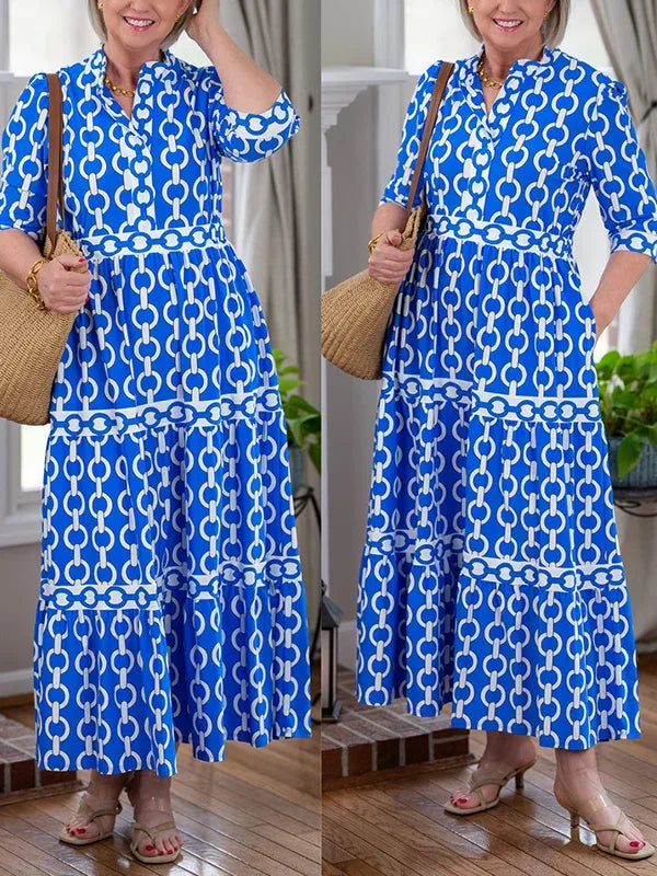 ALYANA™ - Chain Link Midi Dress - MABEL LONDON