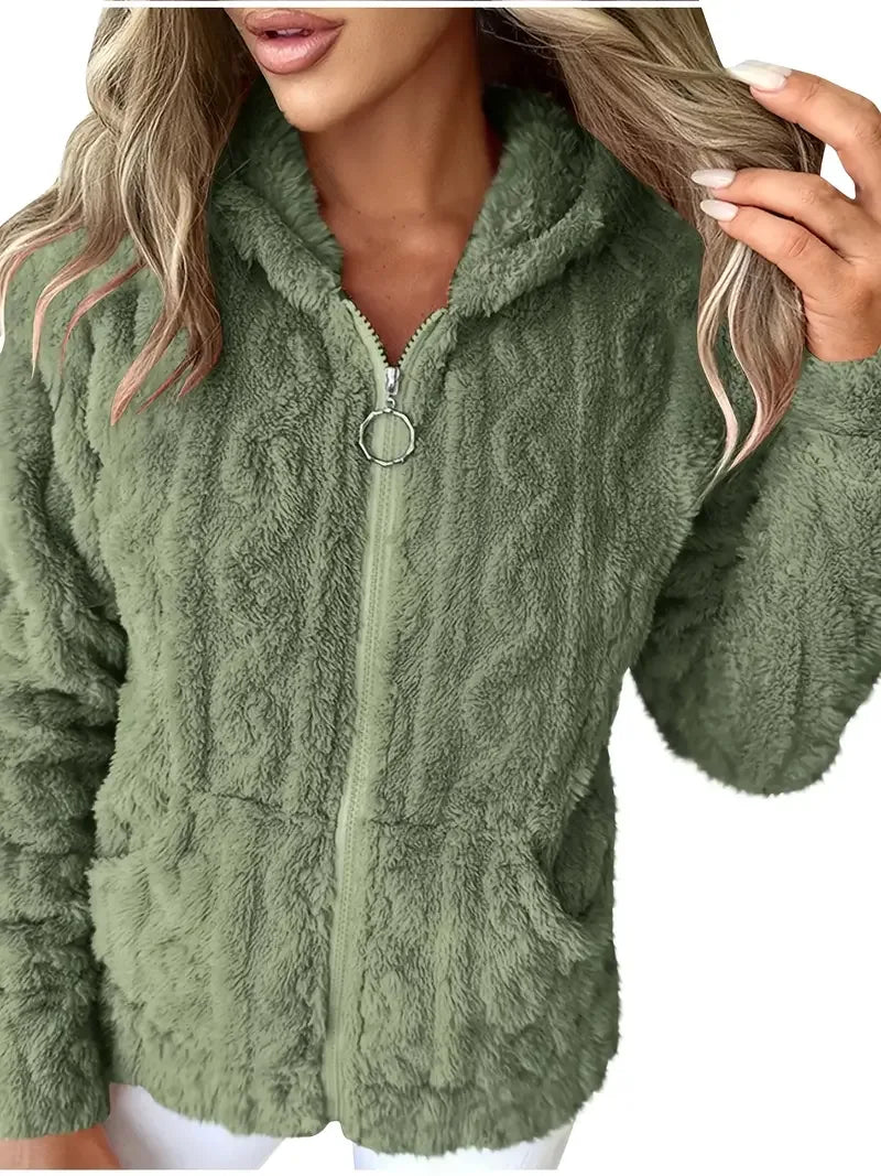 Ruth | Classic Zip-Up Hoodie - MABEL LONDON