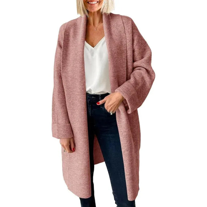 OLIVIENE™ - Comfy Chunky Open Front Oversized Long Cardigan - MABEL LONDON