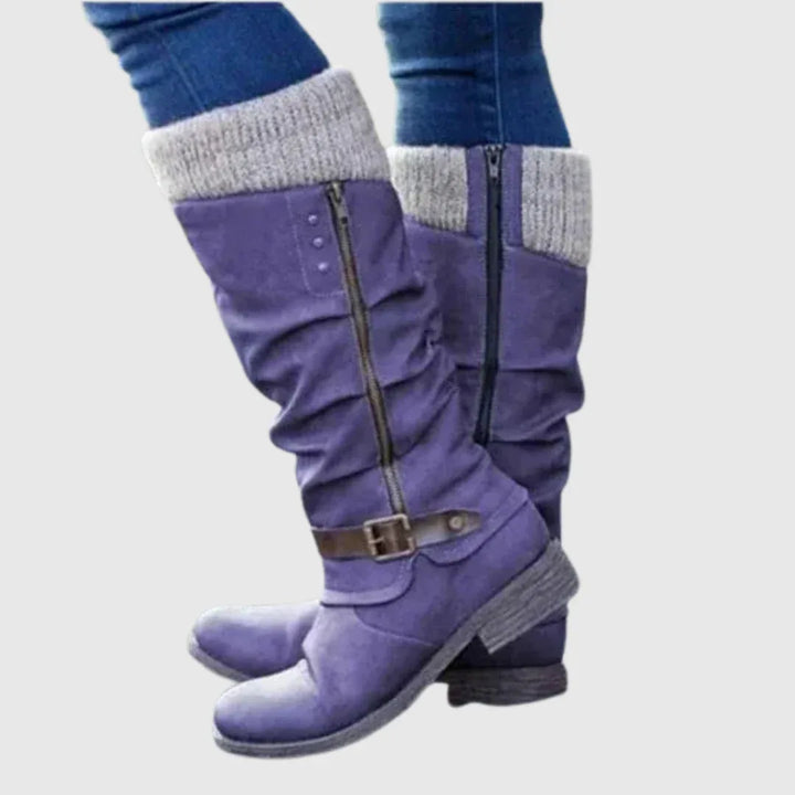 Thessara | Orthopedic Leather Boots - MABEL LONDON