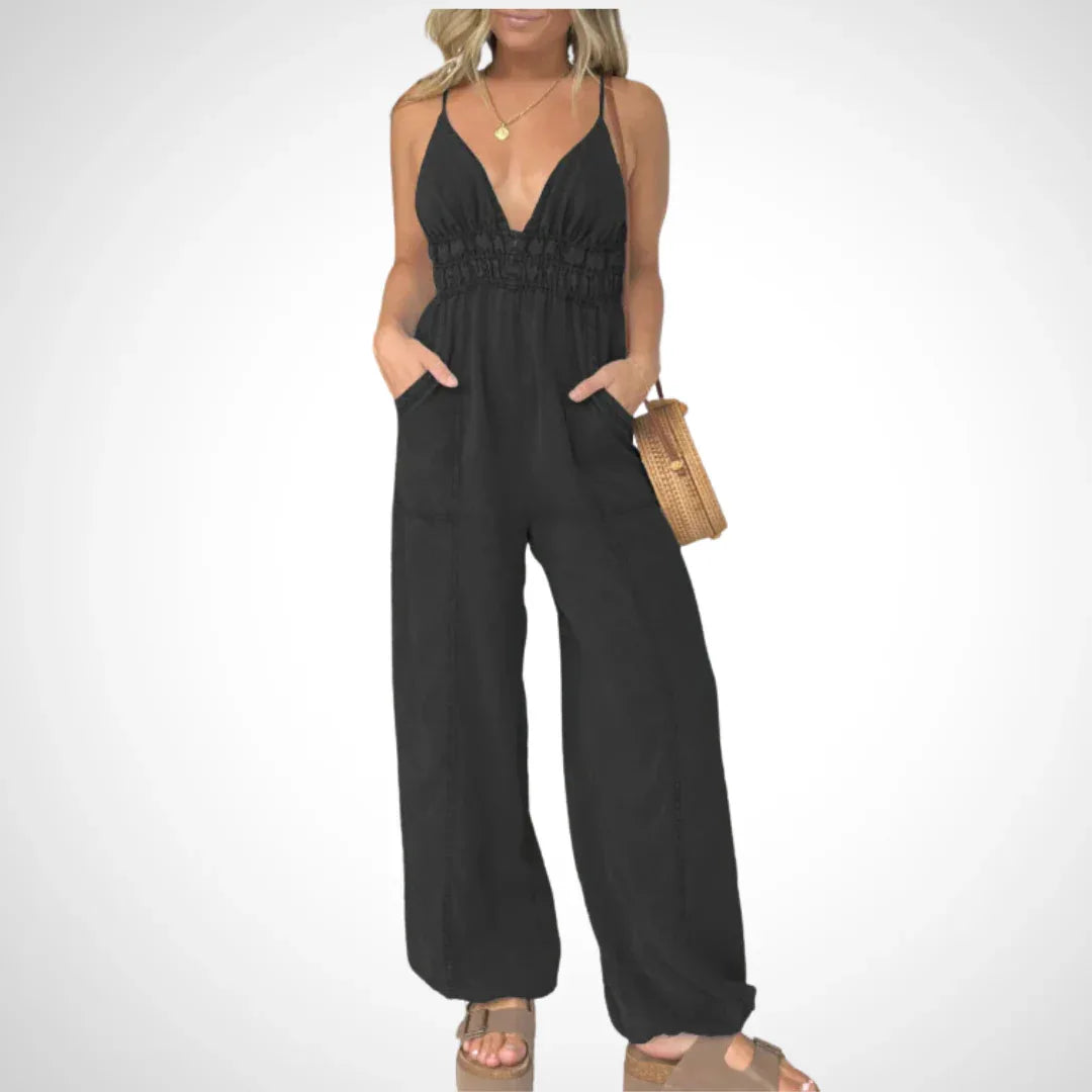 KYLINE™ - Classic Plain Jumpsuit - MABEL LONDON