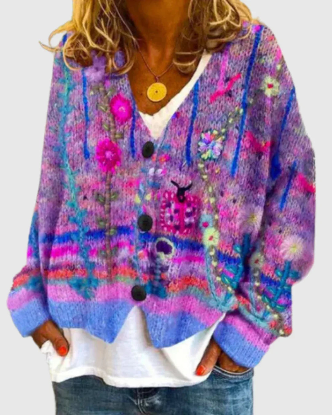 Selina | Floral Cardigan - MABEL LONDON