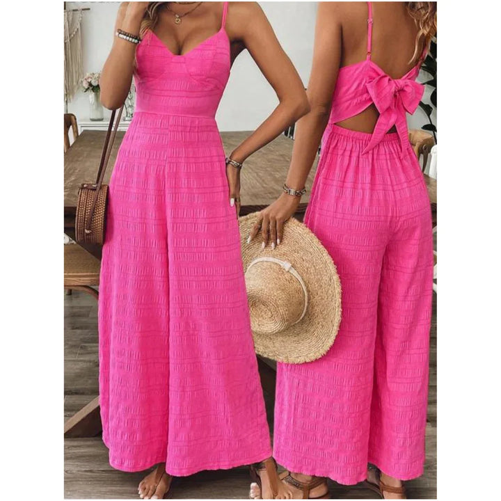 MADELINE™ - Casual Everyday Chic Fitted Jumpsuit - MABEL LONDON