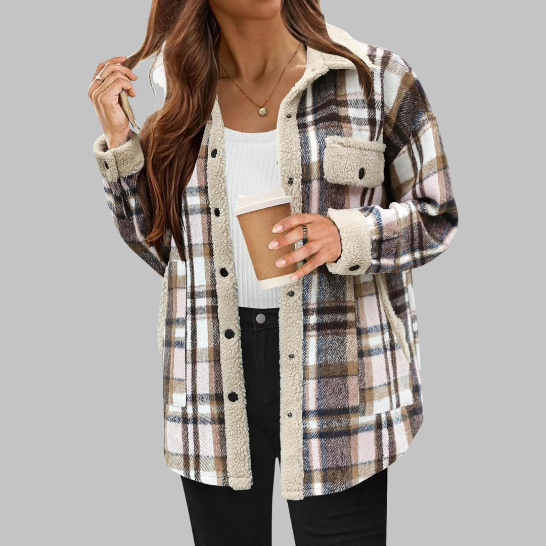 ZENY™ - Classic Long Sleeve Button Down Jacket - MABEL LONDON