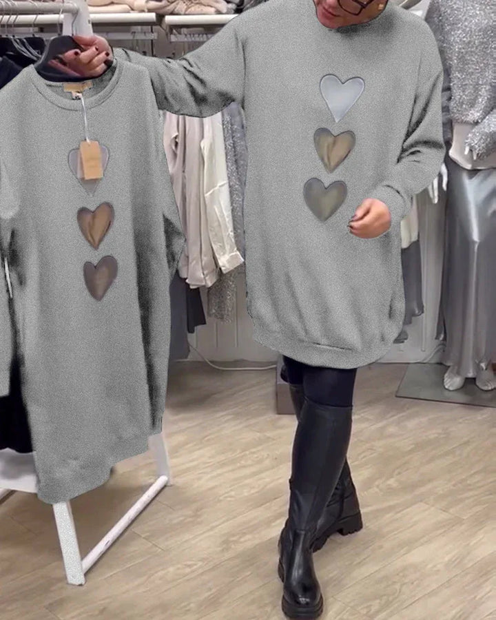 BRIANA™ - Casual Sweatshirt Dress - MABEL LONDON