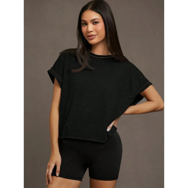 SEREIA™ - Everyday Cut Out Hemline Womenswear Top - MABEL LONDON