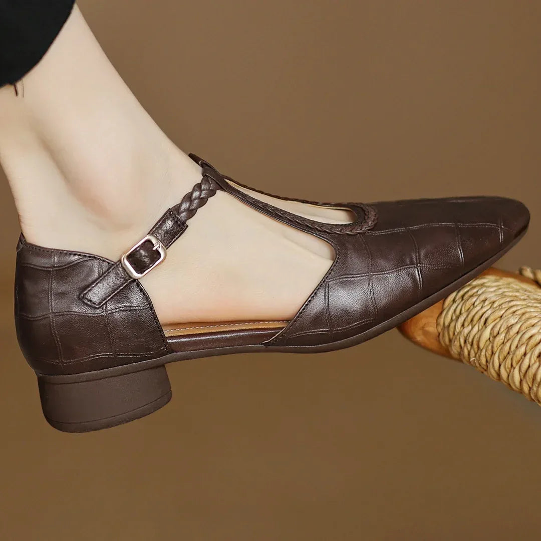Risla | Soft Leather Mary Janes - MABEL LONDON
