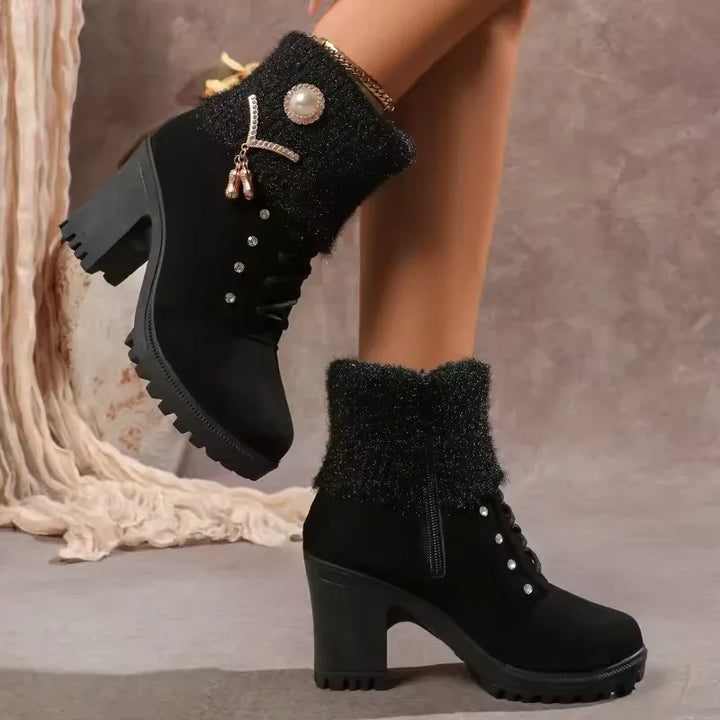 Alison I Heeled Ankle Boots - MABEL LONDON