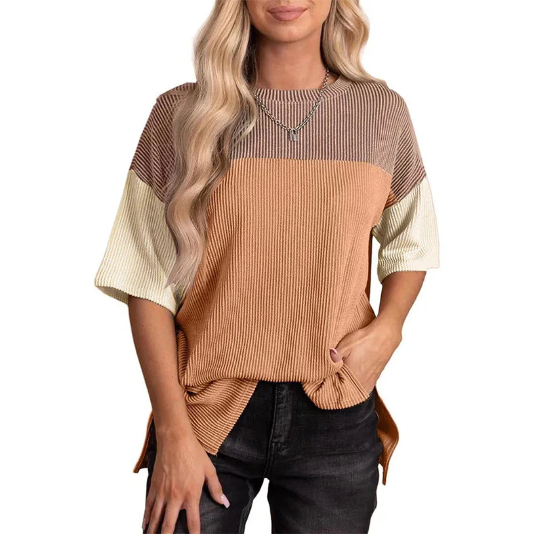 BRYNLUE™ – Casual Loose Fit Striped Summer Top - MABEL LONDON